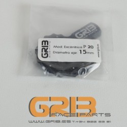 42- P20-15 para eje de 15 mm JUEGO 2 EXCENTRICAS